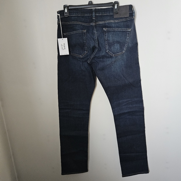 Edwin Jeans Jace Straight Cooper Blue Denim Casual Neutral Classic Medium - Picture 5 of 15